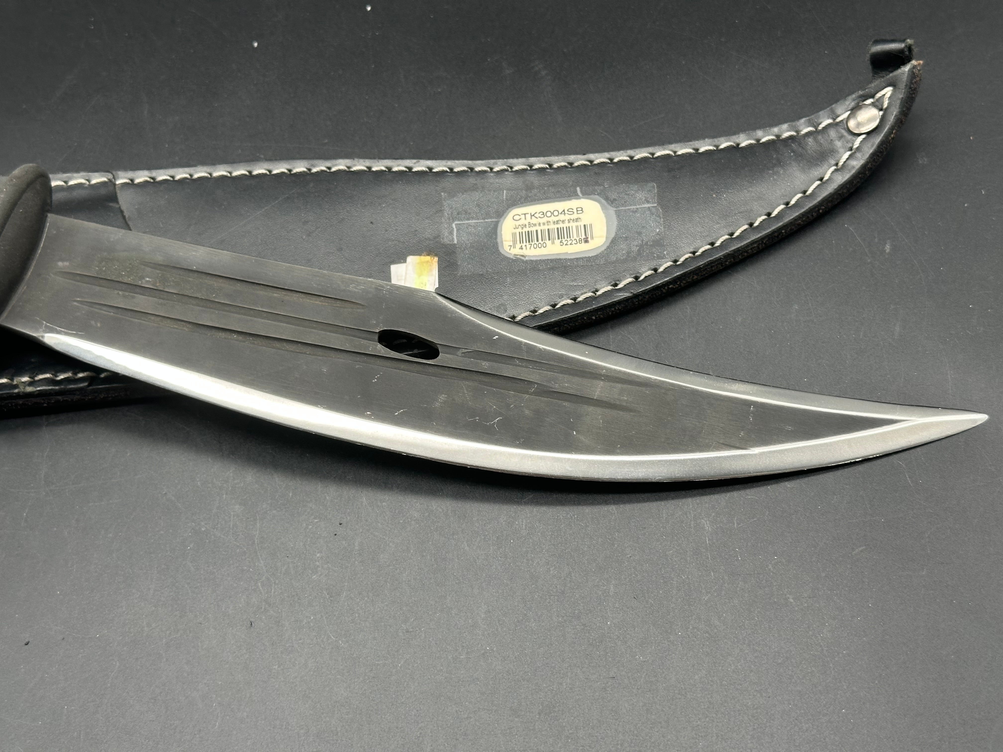 Condor Jungle Bowie Knife - High Carbon Steel Survival Knife for Outdoor Camping, Hunting & Bushcraft | Tactical Fixed Blade with Sheath | Perfect for Hiking, Adventure & Survival Gear