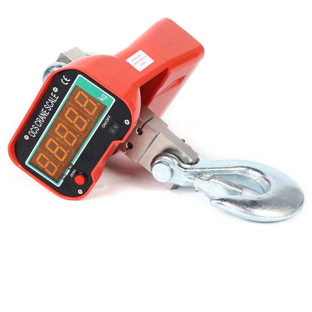 Digital Crane Scale 6600LB/3000KG with Remote Control - High Precision Industrial Hanging Scale with LED Display for Heavy Duty Lifting - Perfect for Hunting, Farm, Factory & Construction Use