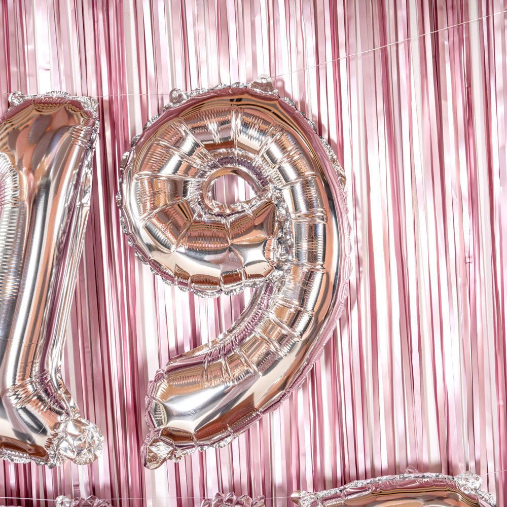 Balloonify Silver Mylar Number 9 Balloon - 16 Inch Large Foil Balloon for Birthday Parties, Baby Showers & Anniversary Celebrations - 1 Count Box