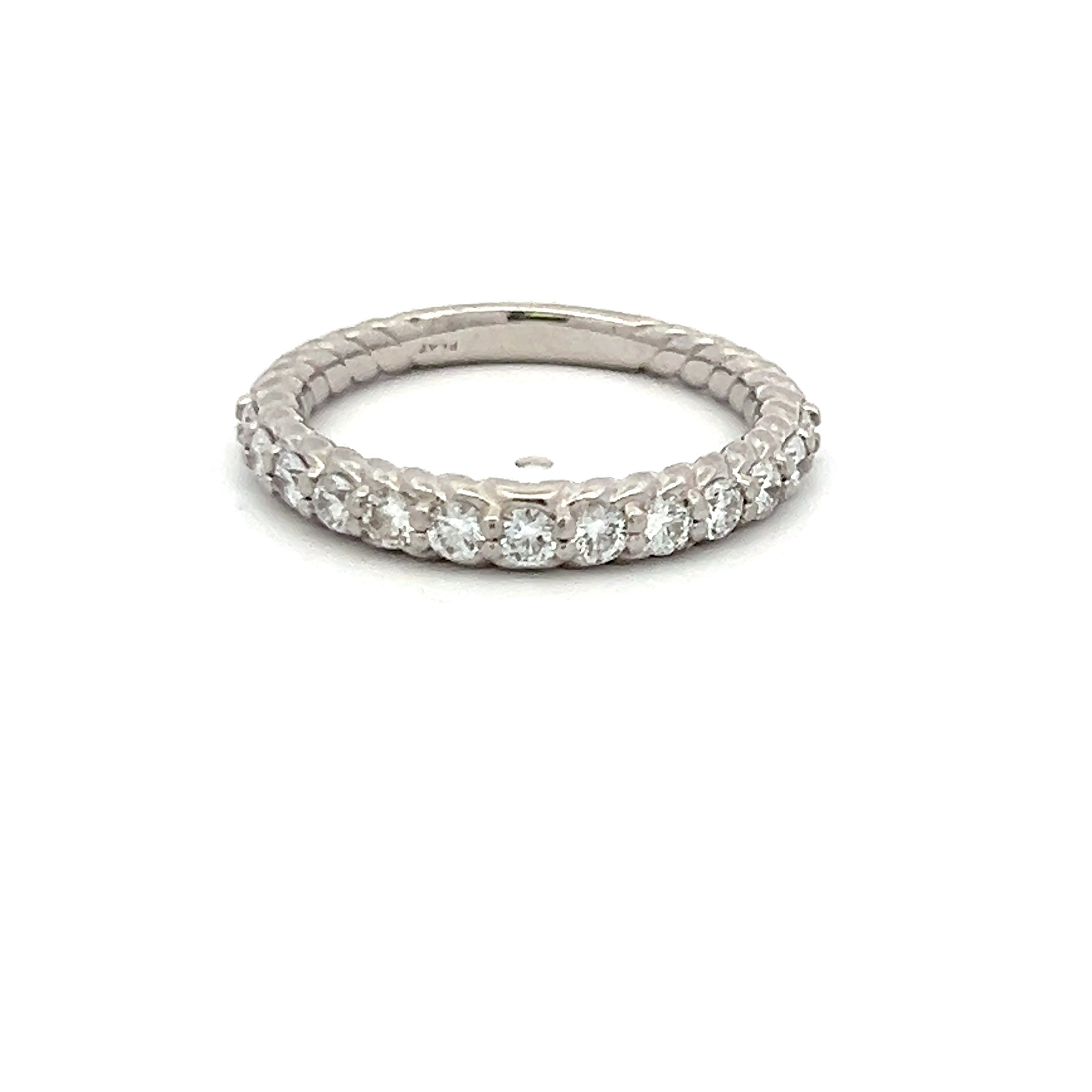 0.75 Carat Round Brilliant I VS1 Diamond Platinum Engagement Ring for Women - Perfect for Proposals, Anniversaries & Wedding Bands