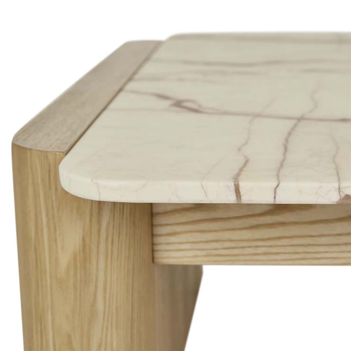Floyd Marble Square Coffee Table - Modern Minimalist Living Room Furniture for Small Spaces | Perfect for Apartments, Lofts & Home Decor