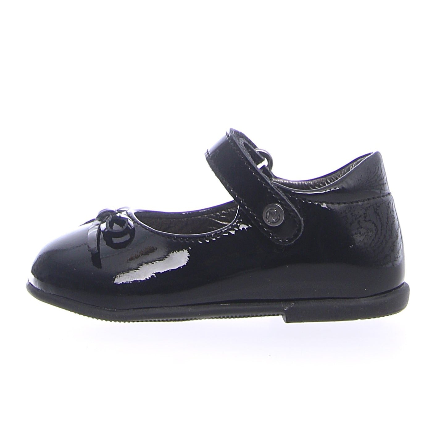 Naturino Girls T-Strap Ballet Flats - Patent Leather Black Shoes for Dance, School & Dressy Occasions