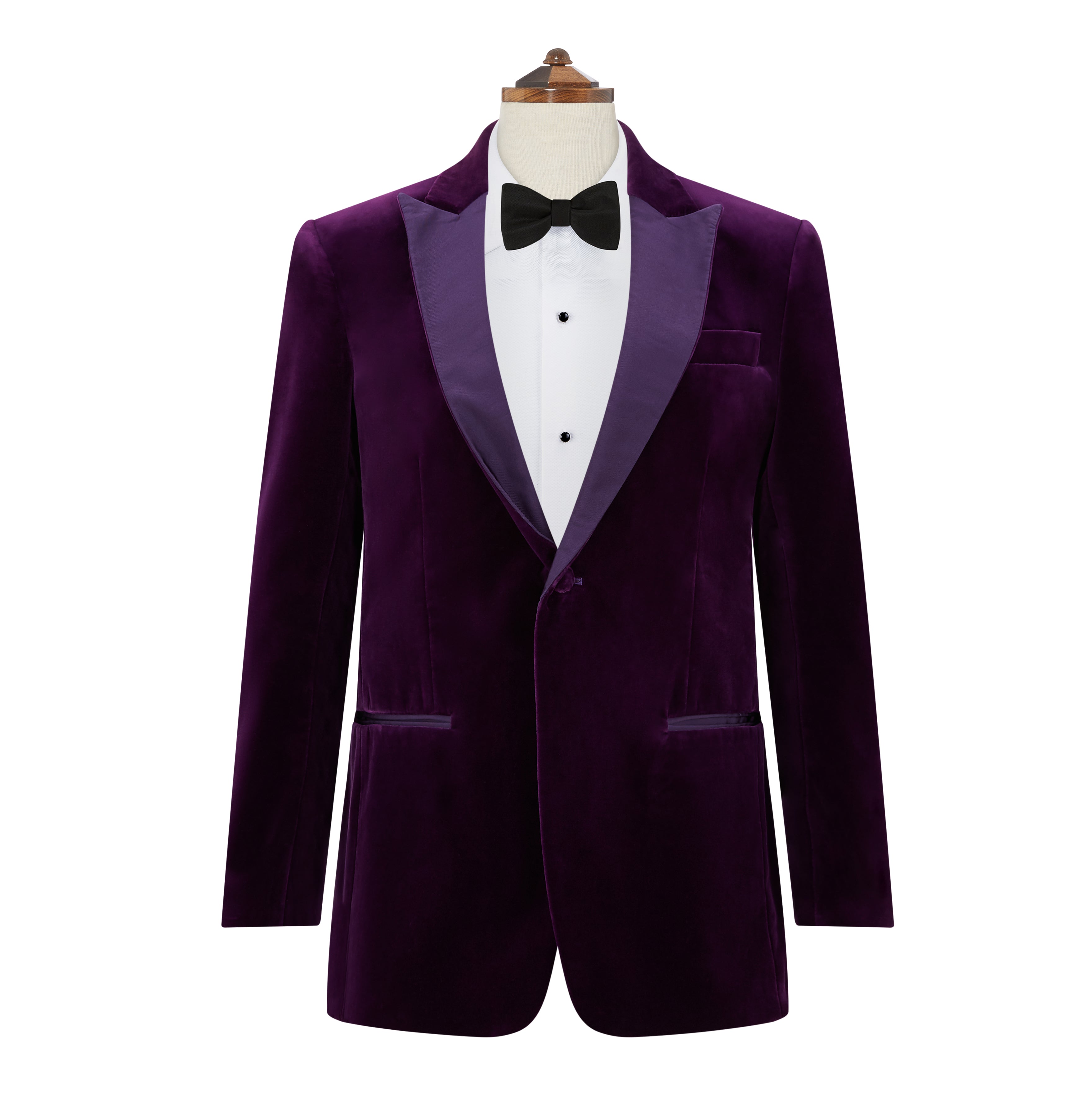 Bailey Purple Velvet Jacket for Women - Soft & Stylish Winter Coat with Pockets | Perfect for Parties, Dates & Office Wear