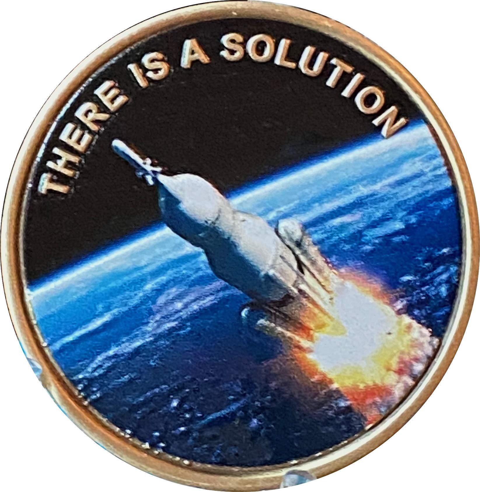 AA Sobriety Chip - Colorful 4th Dimension Design for Recovery & Milestone Celebrations | Perfect for AA Meetings, Sobriety Gifts & Personal Motivation