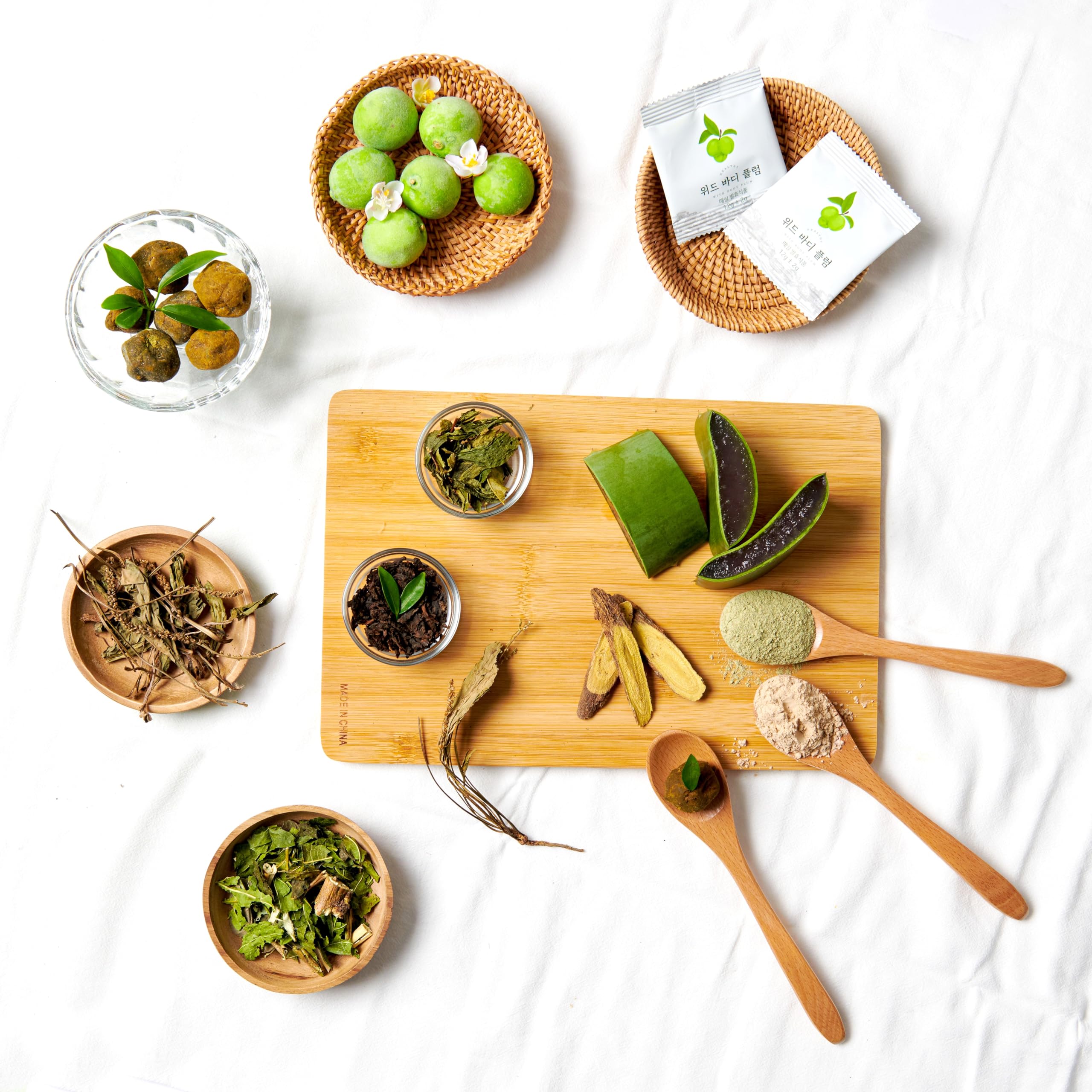 Organic Fermented Green Plum - Antioxidant-Rich Superfood for Digestive Health | Perfect for Smoothies, Detox Drinks & Healthy Snacking