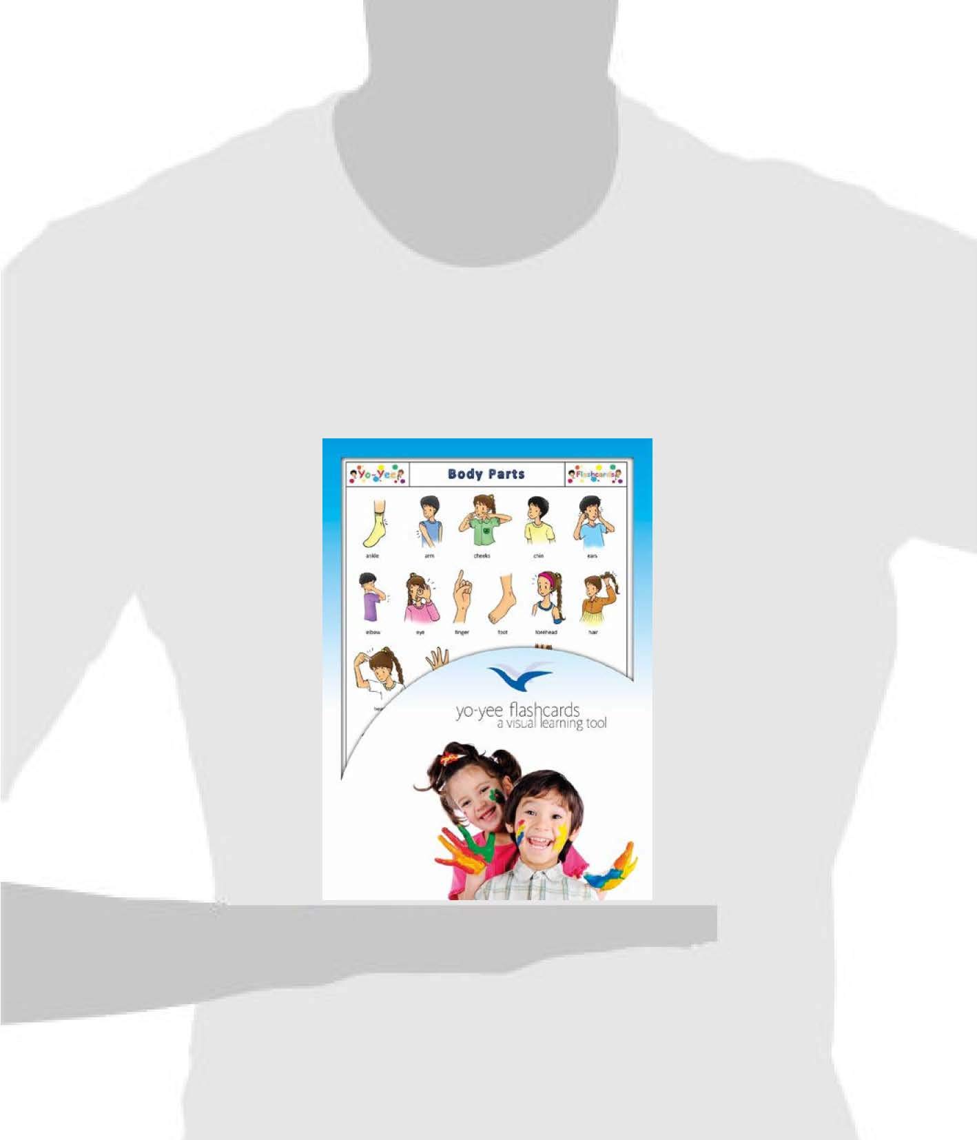 Body Parts Flash Cards & Bingo Game Set - English Vocabulary Learning Cards for Babies, Toddlers & Kids (5.83×8.27in) - Perfect for Homeschooling, Classroom & Early Childhood Education