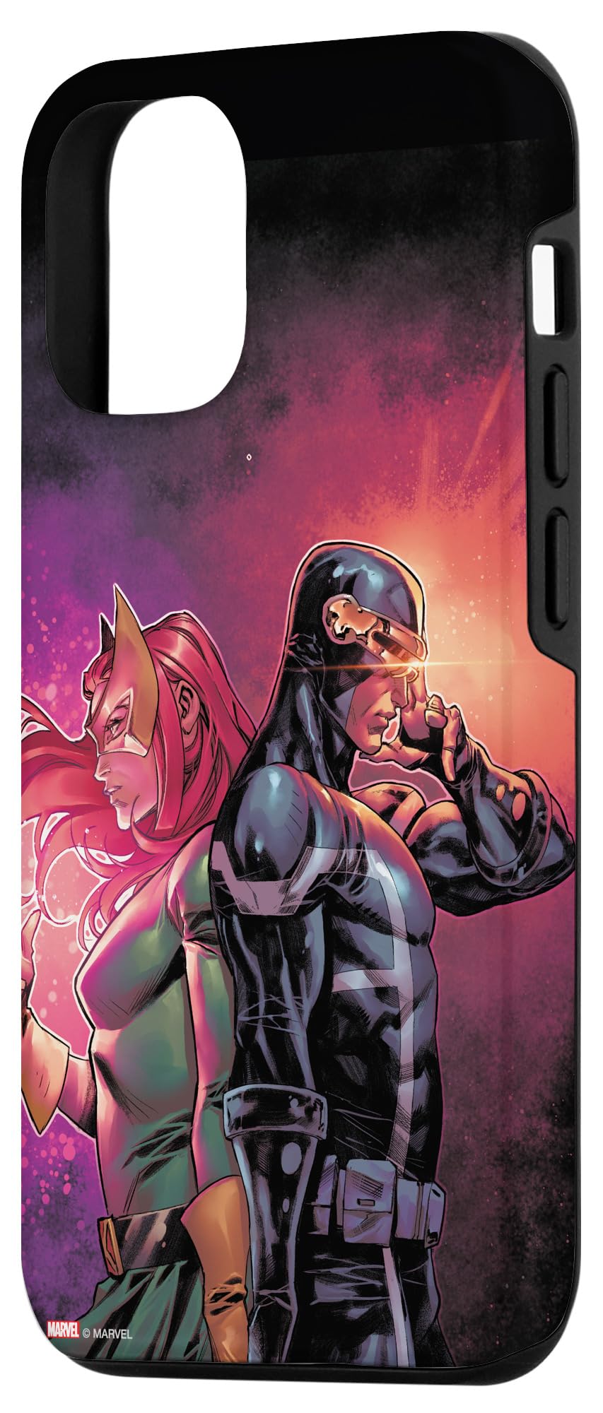 Marvel X-Men Cyclops & Jean Grey Valentine's Day iPhone 12/12 Pro Case - Perfect Gift for Couples, Comic Fans & Valentine's Day Celebrations