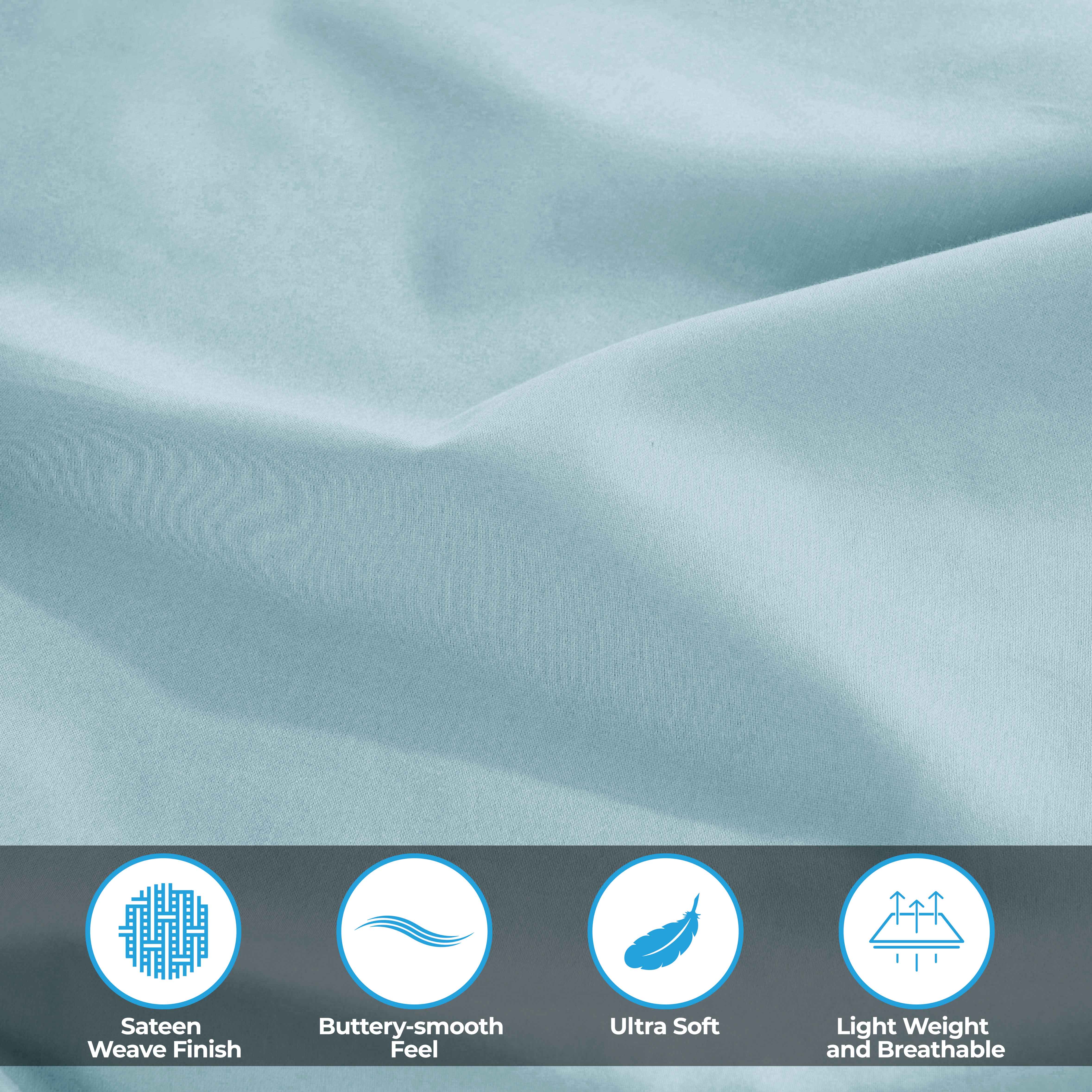 Premium 400 Thread Count Egyptian Cotton Bed Sheet Set - Soft, Breathable & Durable for Ultimate Comfort - Perfect for Luxury Bedrooms & Hotels