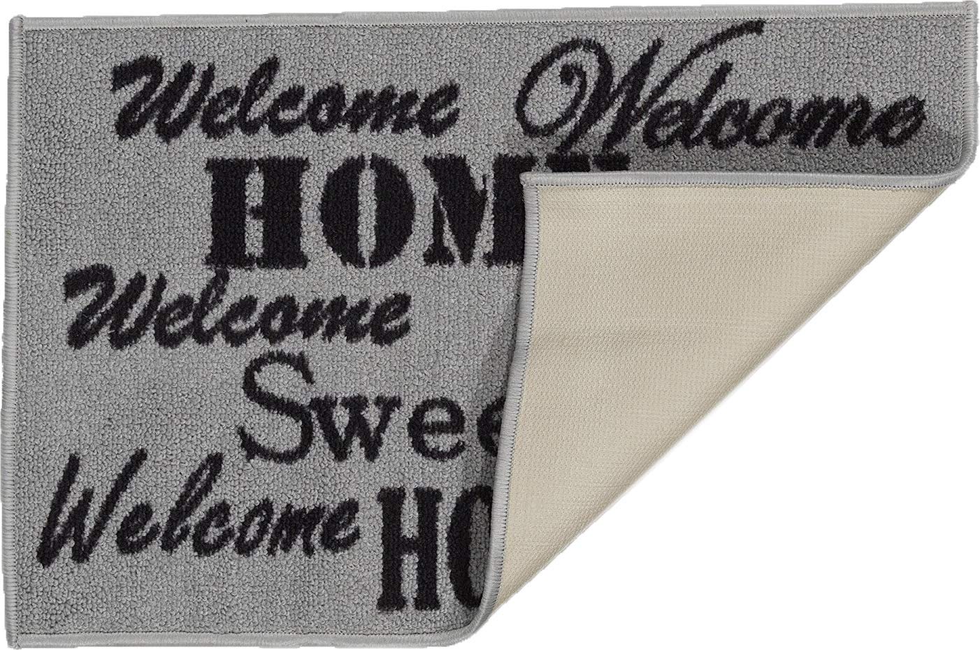 Ottomanson Doormat - Non-Slip Rectangular Welcome Mat with 