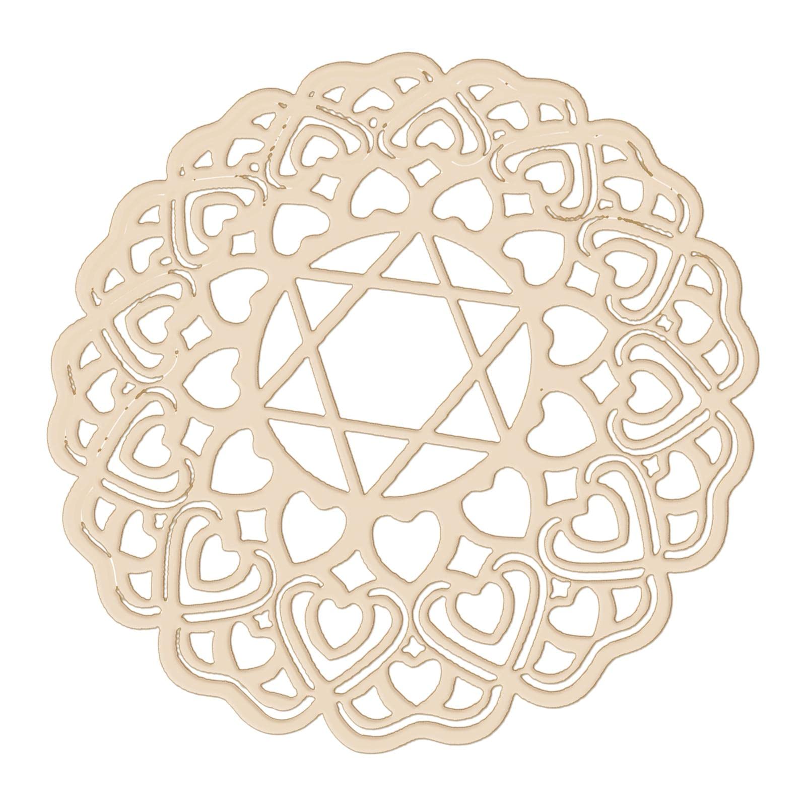 Sacred Geometry Wooden Wall Art - Handcrafted Heart Sculpture for Bedroom Decor, Home Ornament & Spiritual Gift | Perfect for Meditation Spaces, Yoga Rooms & Boho Interiors