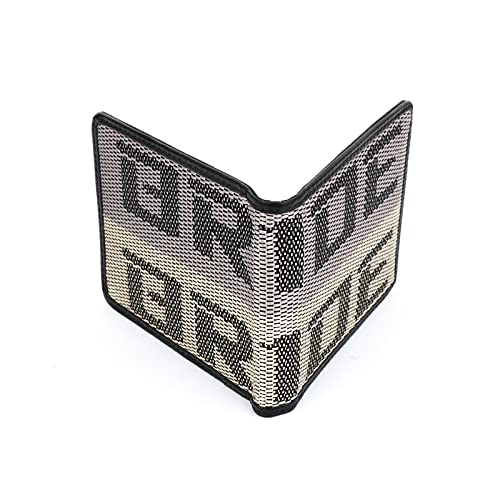 JDM BRIDE Gradation Logo Custom Stitched Leather Racing Wallet - Light Brown for Car Enthusiasts & Street Racing Accessories | Perfect Gift for Motorsport Fans