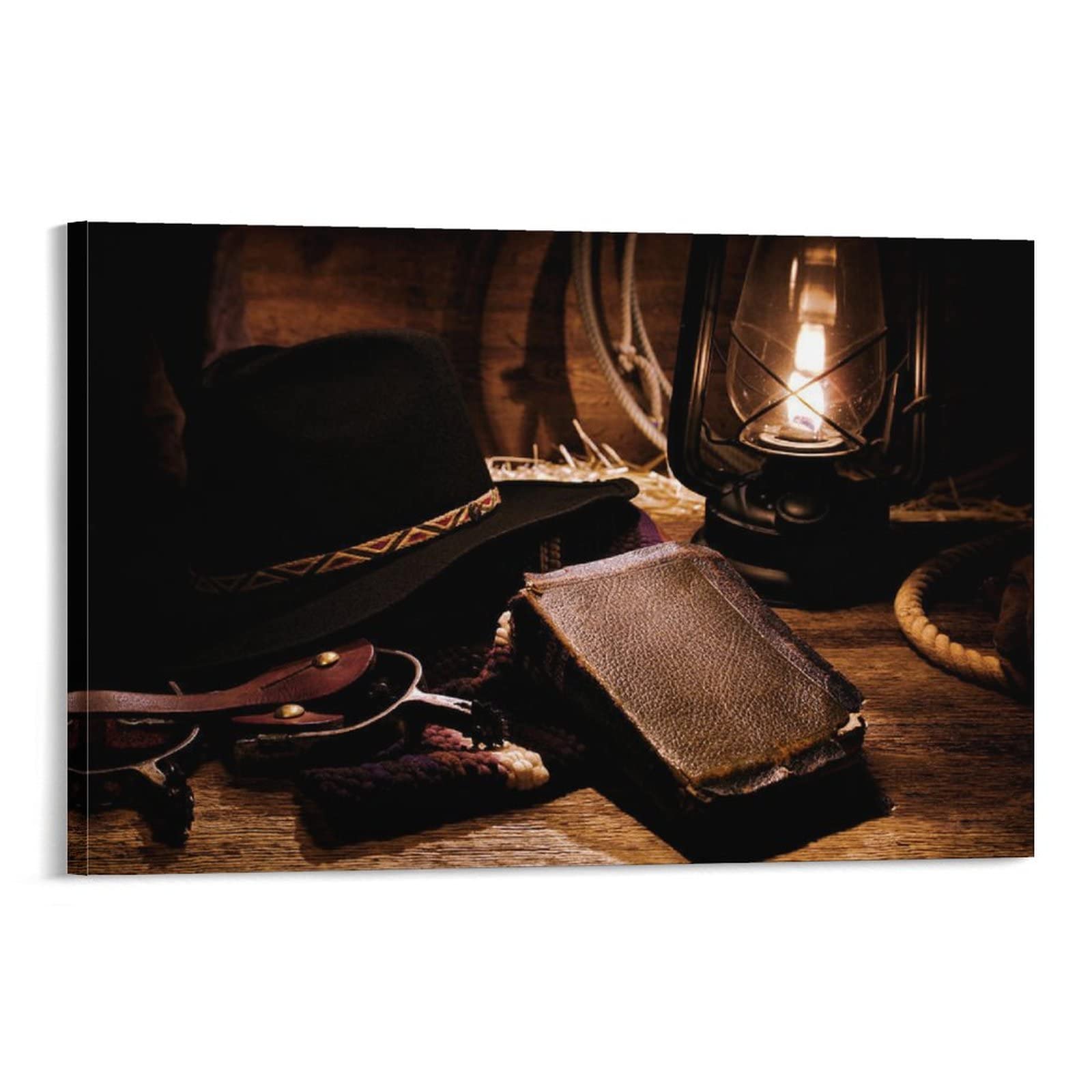 Vintage Western Cowboy & Cowgirl Posters - 8x12 Inch (20x30cm) Photography Wall Art for Bedroom, Living Room, Office Decor | Rustic Home Decor, Country Style Wall Prints, Framed Wall Art Gift Idea