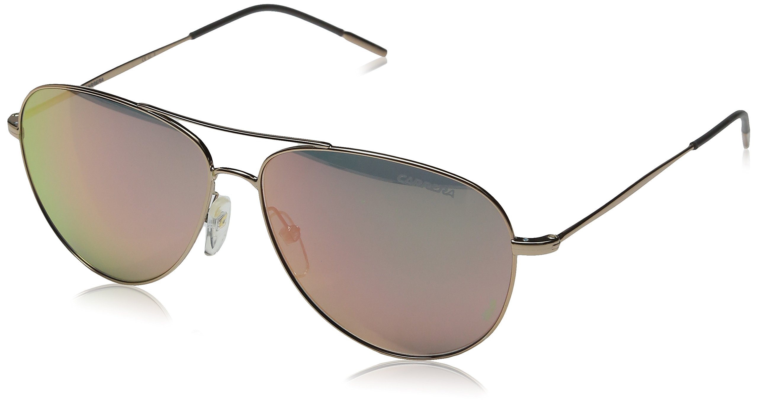 Carrera CA105/S Pilot Sunglasses - Gold Copper & Gray Rose Gold Frame, 56mm UV Protection Aviator Sunglasses for Men & Women | Perfect for Driving, Travel, and Outdoor Activities