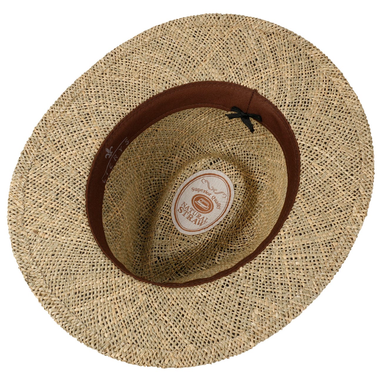 Lierys Parsell Traveller Straw Hat - Wide Brim Sun Hat for Women & Men - Breathable & Lightweight Summer Beach Hat for Travel, Outdoor, and Vacation