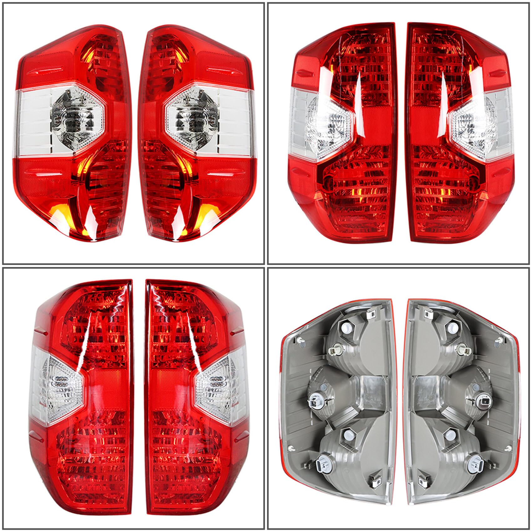 2014-2020 Toyota Tundra LED Tail Lights Replacement - Left & Right Rear Lamp Assembly for Driver & Passenger Side - Perfect for Night Driving & Enhanced Vehicle Safety