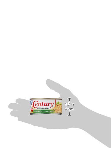 Century Tuna with Calamansi - Premium Canned Tuna Fish 180g (6.35oz) from Philippines - Perfect for Salads, Sandwiches & Quick Meals