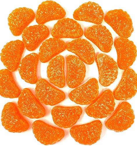 SweetGourmet Orange Fruit Slices - Bulk Jelly Candy 4lbs (64oz) | Natural Flavored Soft & Chewy Candy | Perfect for Parties, Baking & Snacking