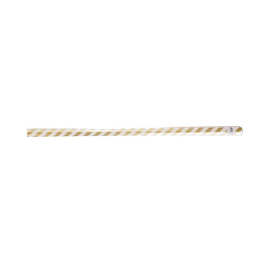 Premium YUCCA Roll Wrapping Paper - Elegant Stripe Gold & White Design (50X95cm) - Perfect for Gift Wrapping, Party Decorations, and Special Occasions
