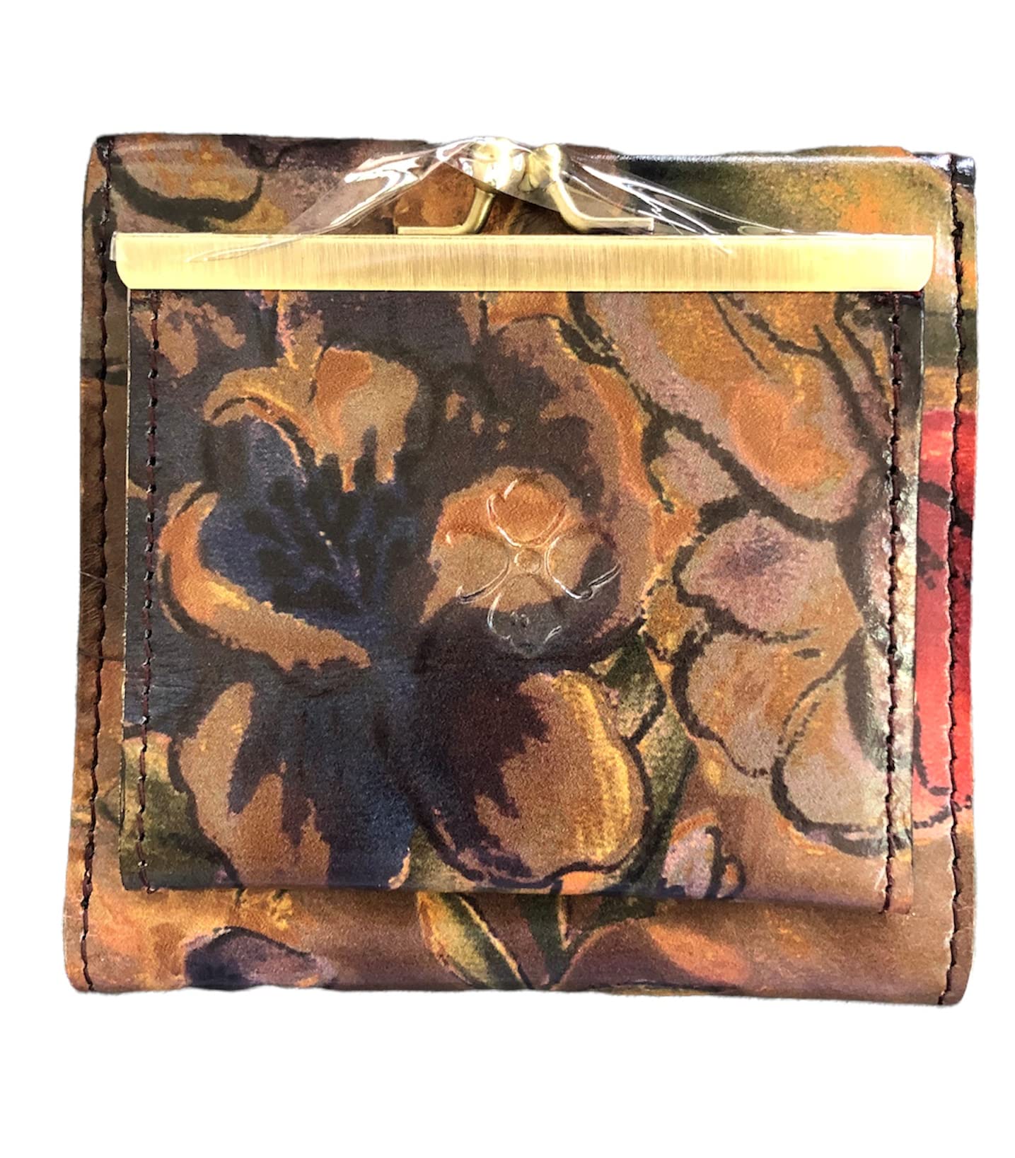 Patricia Nash Reiti Sienna Sunset Genuine Leather Wallet for Women - Stylish Crossbody & RFID Protection for Travel, Shopping & Everyday Use