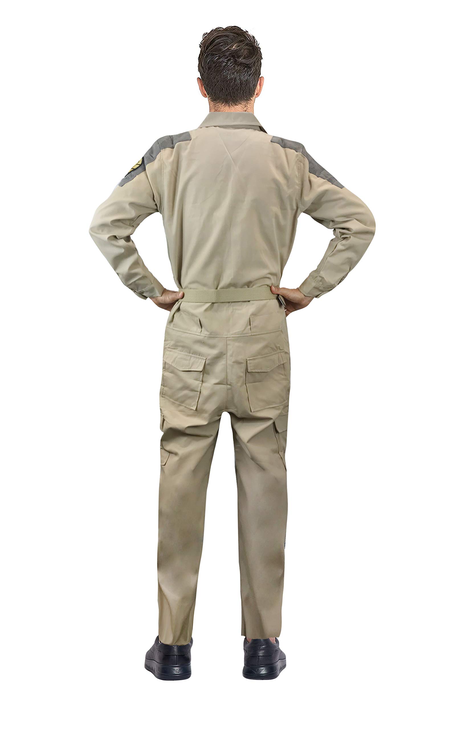 Orange Deck Crew Coverall Jumpsuit - BSG Battlestar Galactica Costume for Cosplay & Halloween | Durable Workwear for Sci-Fi Fans