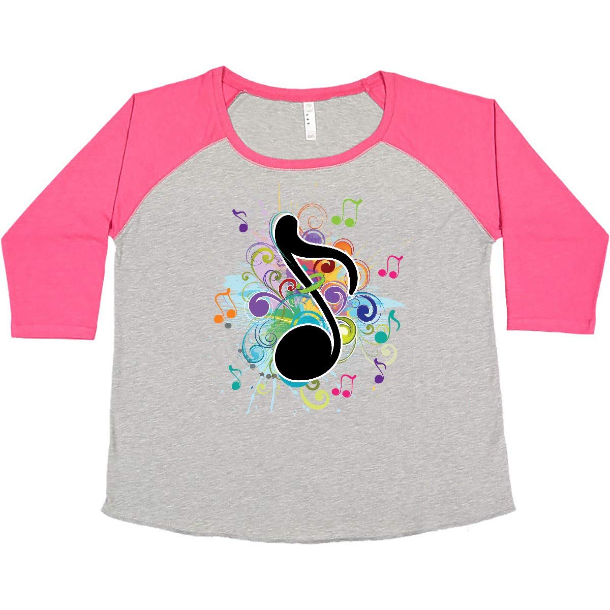Inktastic Music Teacher Band Choir Musician Women's Plus Size T-Shirt - Comfortable & Stylish Tee for Music Educators, Performers & Students - Perfect for Rehearsals, Concerts & Casual Wear