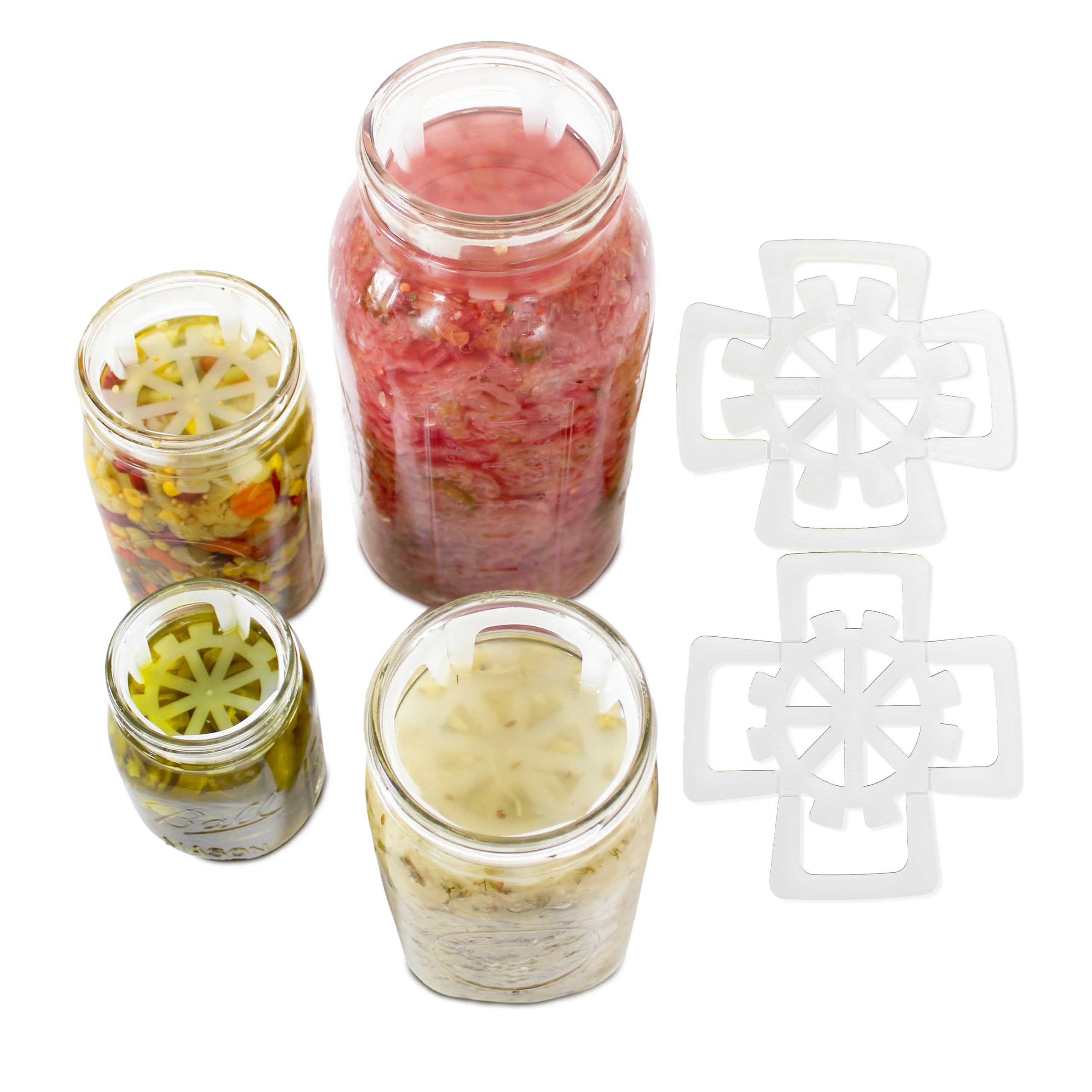 Wide Mouth Mason Jar Inserts for Home Bottling - Perfect for Canning, Pickling, and DIY Food Storage