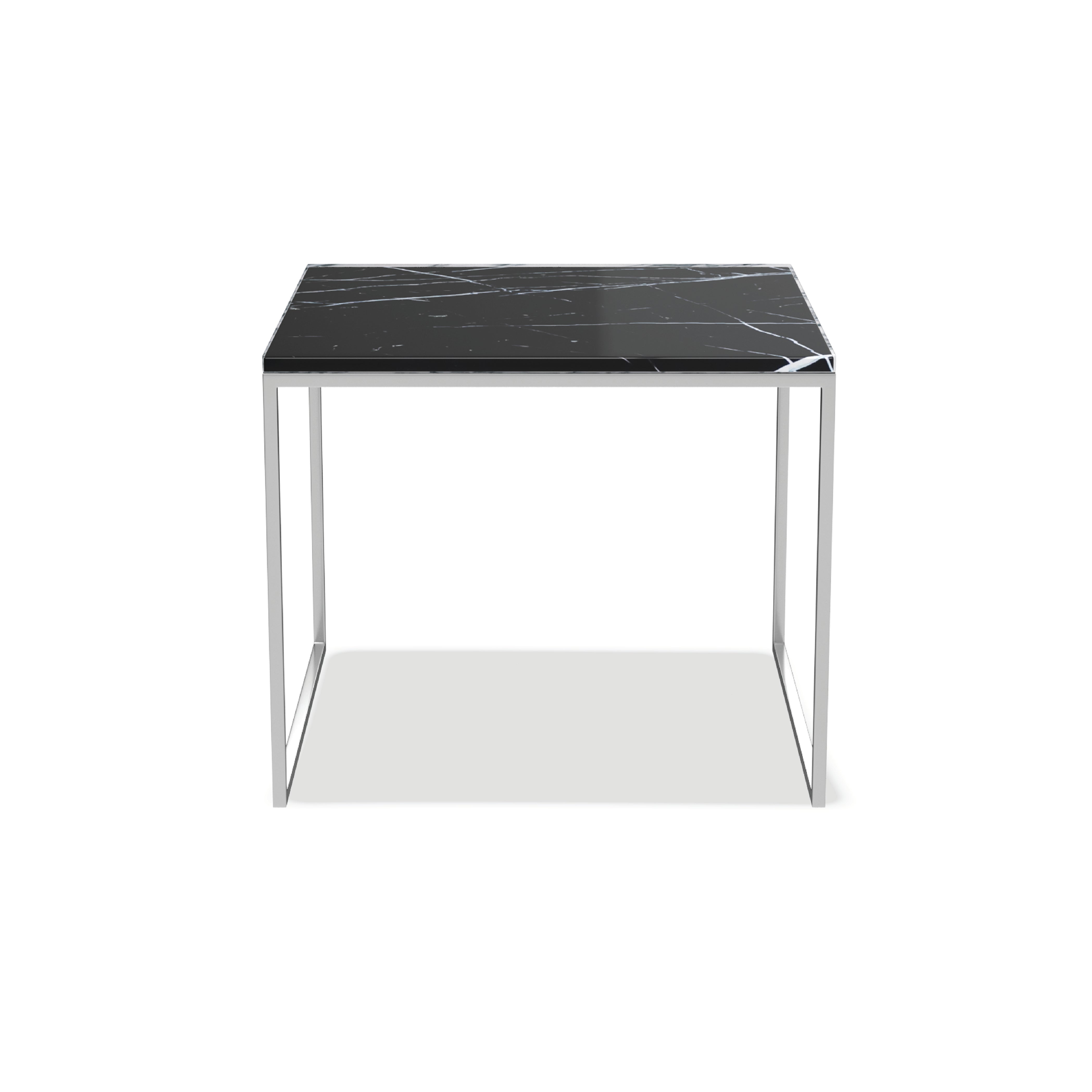 Camille Marble Side Table - Elegant Round End Table with Natural Stone Top | Perfect for Living Room, Bedroom, or Office Decor