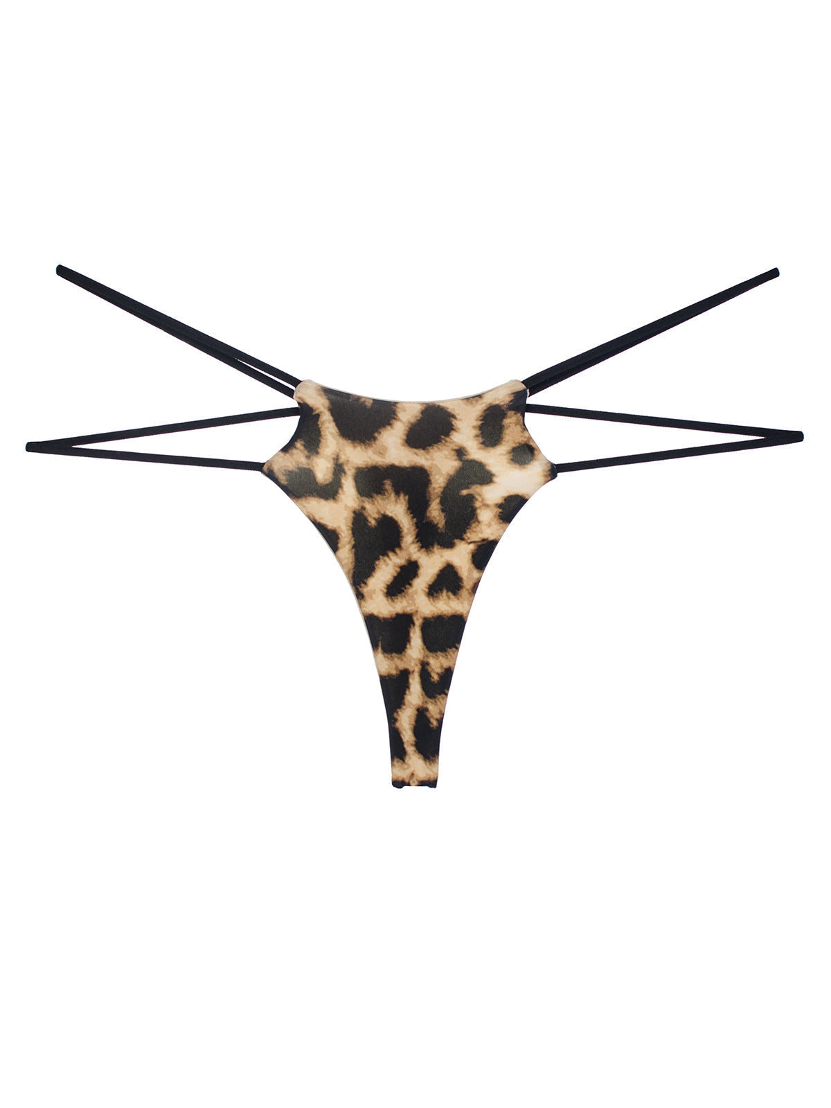 ZASUWA Women's Unique Double Girdle Leopard Print Sports Underwear - Perfect for Yoga, Gym & Active Lifestyle