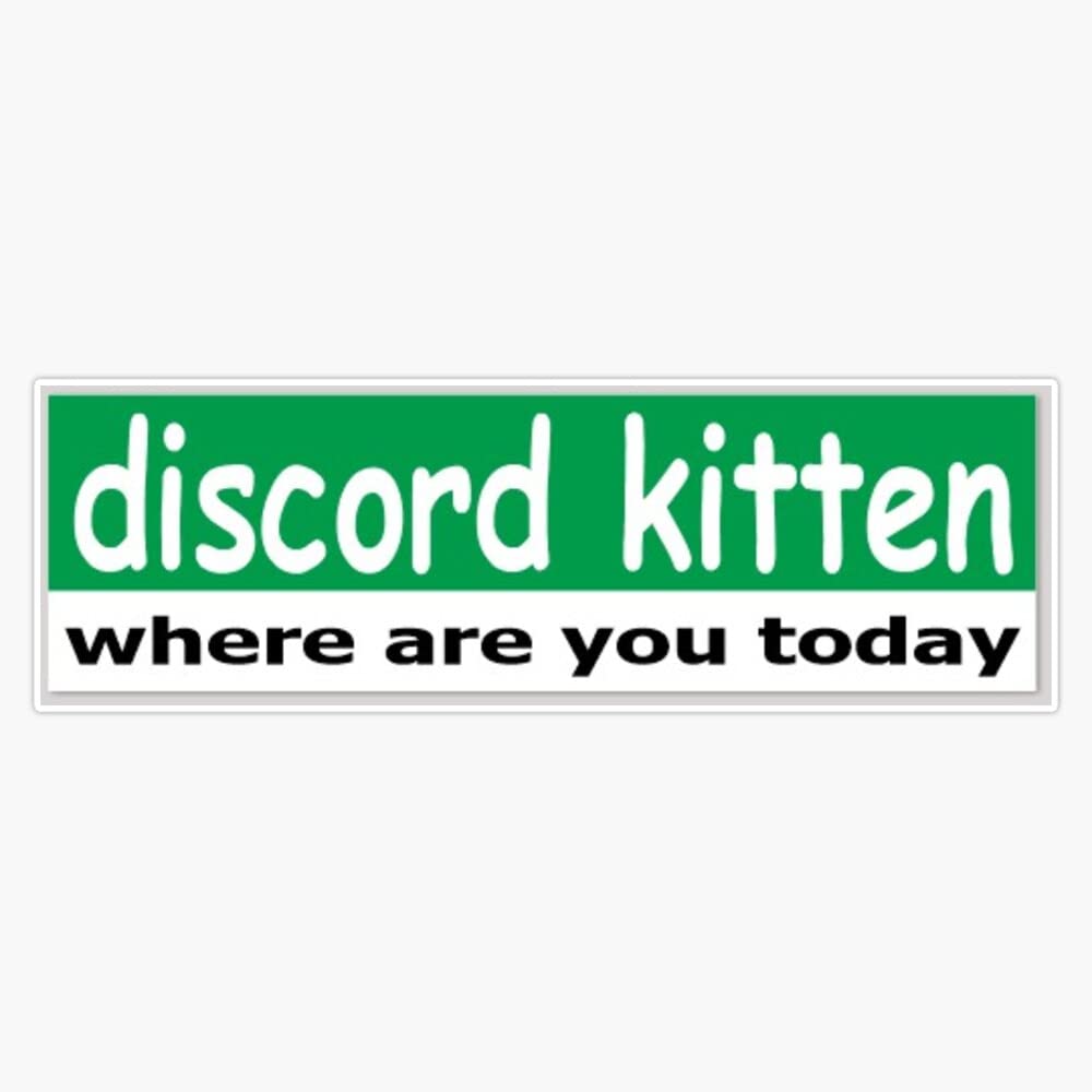 Discord Kitten Sticker - 5