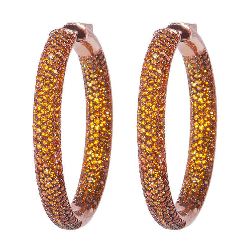 Stylish 8mm Tire Hoop Earrings for Women - Trendy Gold & Silver Hoop Earrings for Everyday Wear, Parties & Special Occasions