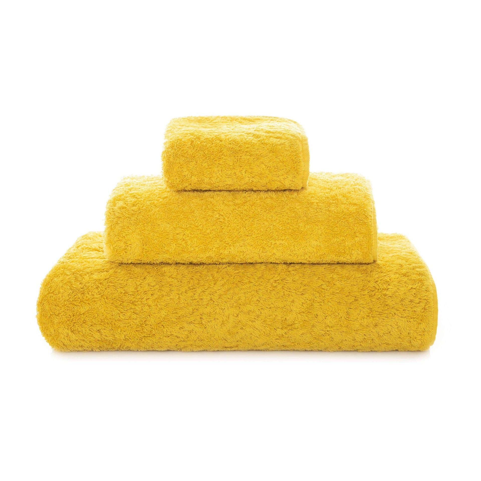 Graccioza Egoist Luxury Bath Towels 28x55 Inches - 100% Egyptian Giza Cotton 800 GSM Ultra Soft Mustard Bath & Face Towel - Made in Portugal for Spa, Hotel & Home Bathroom