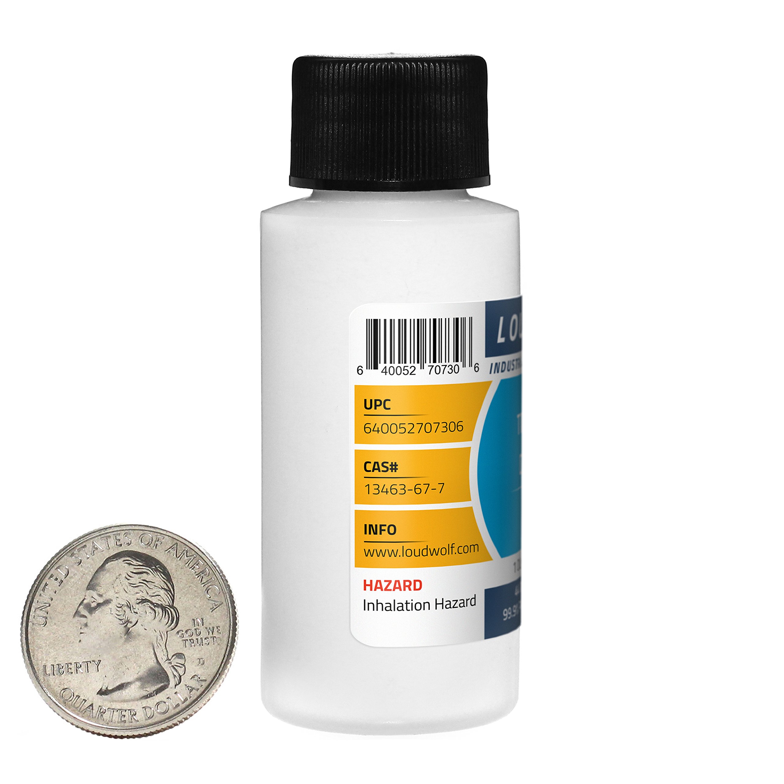 99.9% Pure Titanium Dioxide Fine Powder - 1 Ounce (28g) for DIY Cosmetics, Soap Making & Sunscreen Formulation | Premium Grade Whitening Pigment