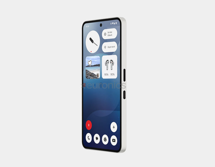 Nothing Phone 3a 5G Unlocked Smartphone - 128GB ROM 8GB RAM Dual SIM GSM - White | Fast 5G Connectivity for Streaming, Gaming & Productivity