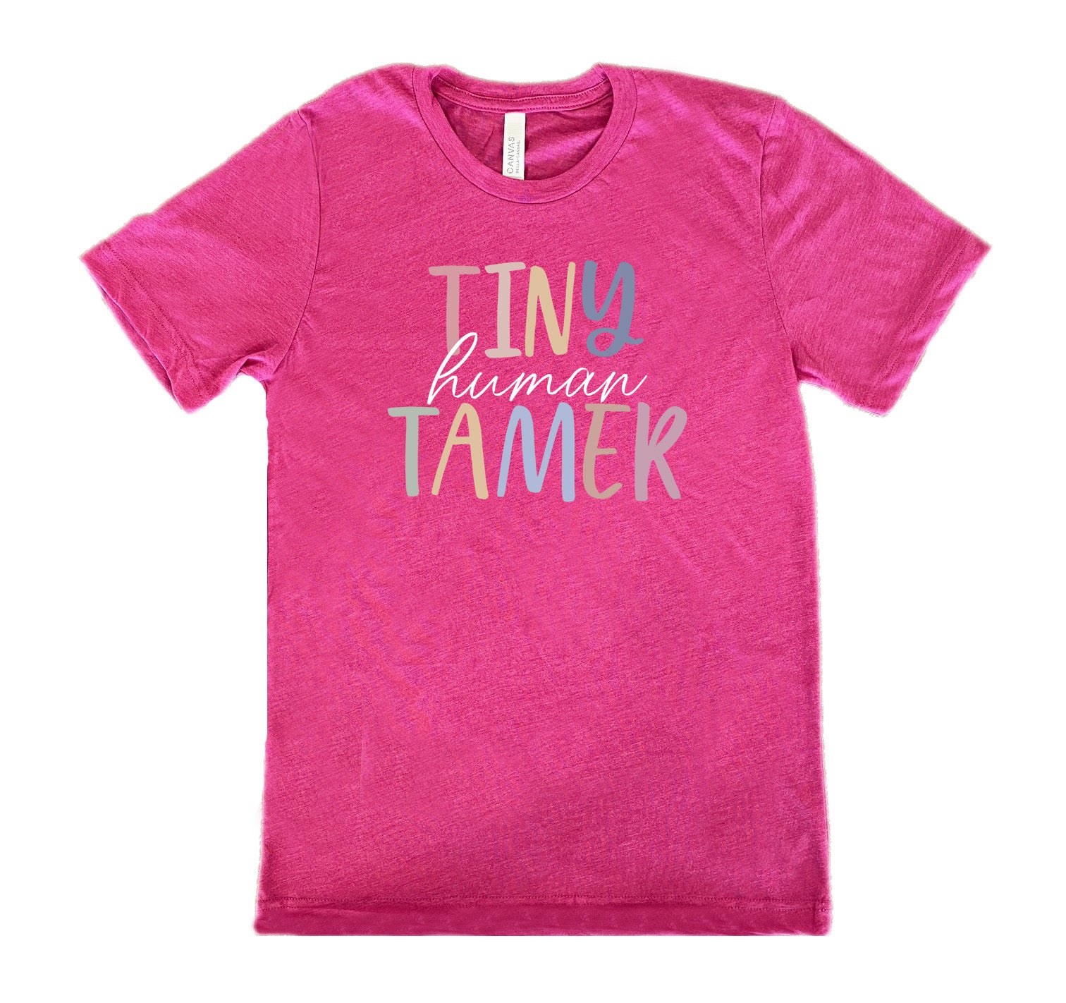 Tiny Human Tamer Shirt - Funny Parenting Unisex T-Shirt for Moms & Dads - Perfect for Baby Care, Playtime & Family Photos