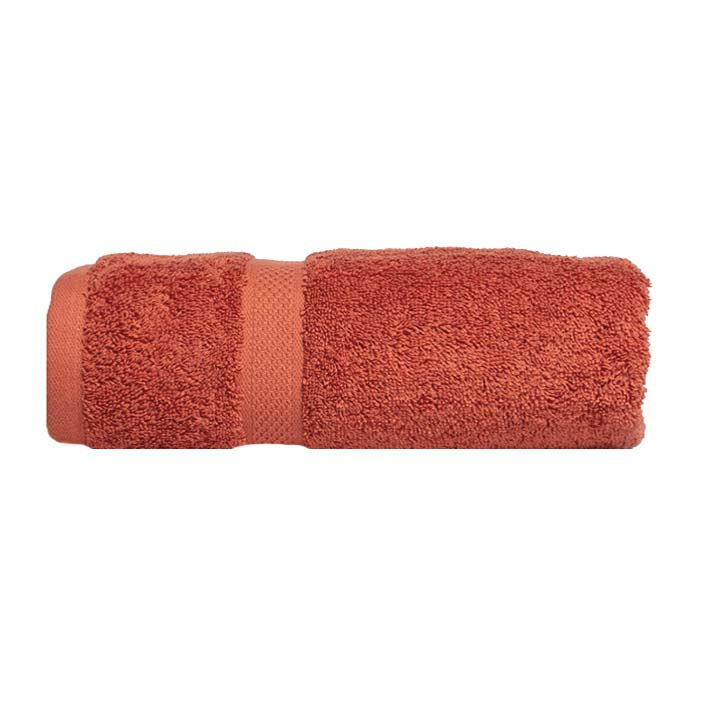 Premium 100% Combed Cotton Bath Towels - Ultra Soft & Absorbent Luxury Bath Sheets for Spa, Gym & Beach | Rust Color