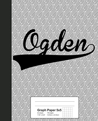 5x5 Graph Paper Notebook by OGDEN - Premium Weezag Grid Paper for Math, Engineering & Sketching - Perfect for Students, Architects & Designers