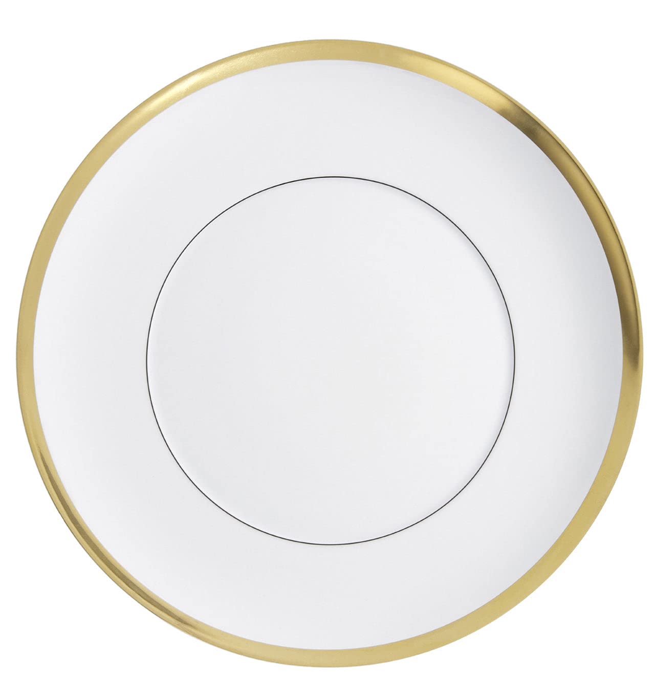 Vista Alegre Domo Gold 4-Piece Bread and Butter Plate Set - Elegant Dinnerware for Formal Dining, Tea Parties & Special Occasions