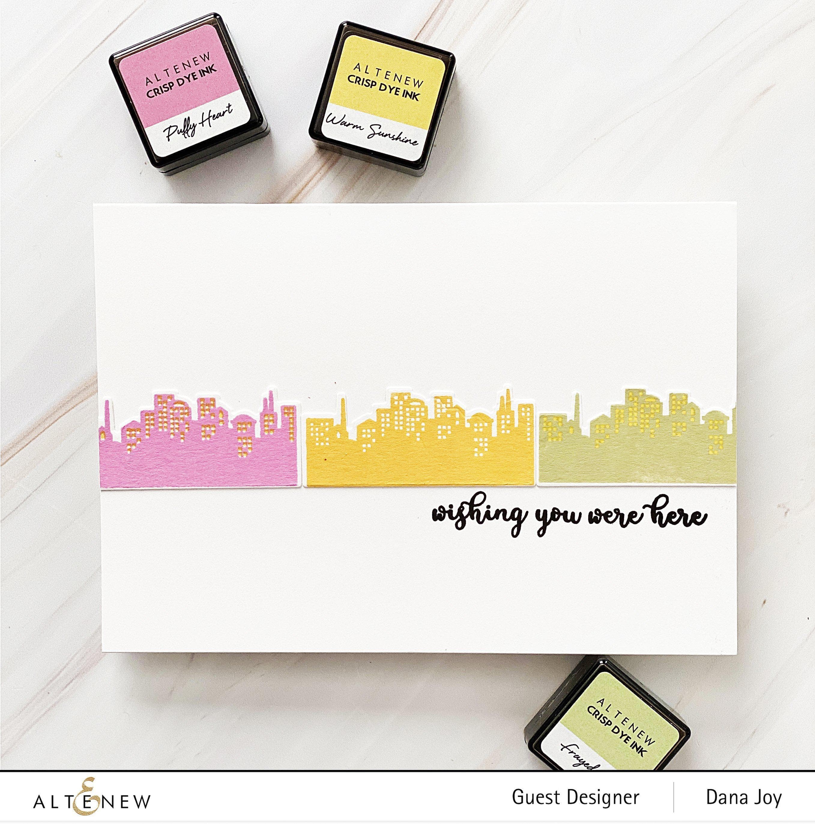 Mini Delight Pretty City Stamp & Die Set for Card Making - Scrapbooking, DIY Crafts, and Paper Projects