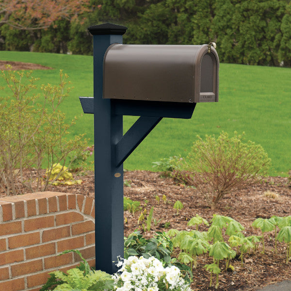 Durable Outdoor Hazleton Mailbox Post - Heavy Duty Steel Mailbox Stand with Anti-Rust Coating for Residential & Commercial Use - Perfect for Driveway, Garden, and Front Yard Installation