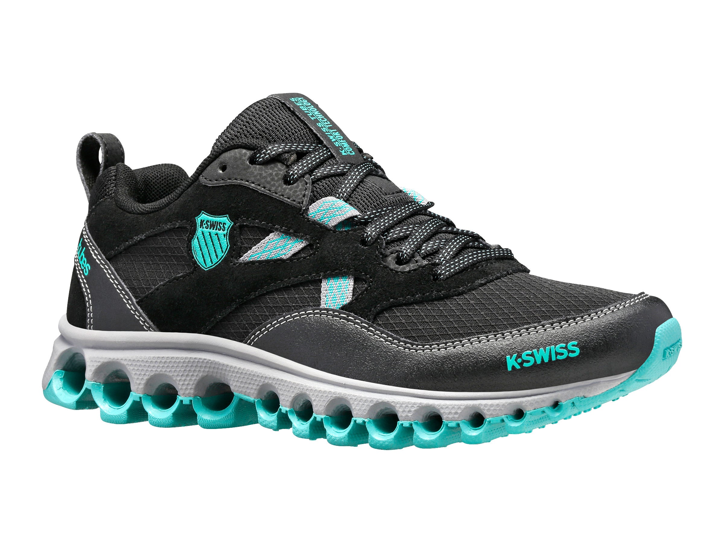 97437 087 W | TUBES TRAIL 200 Hiking Shoes | Black/Blue Turquoise Color | Perfect for Outdoor Adventures & Trail Running