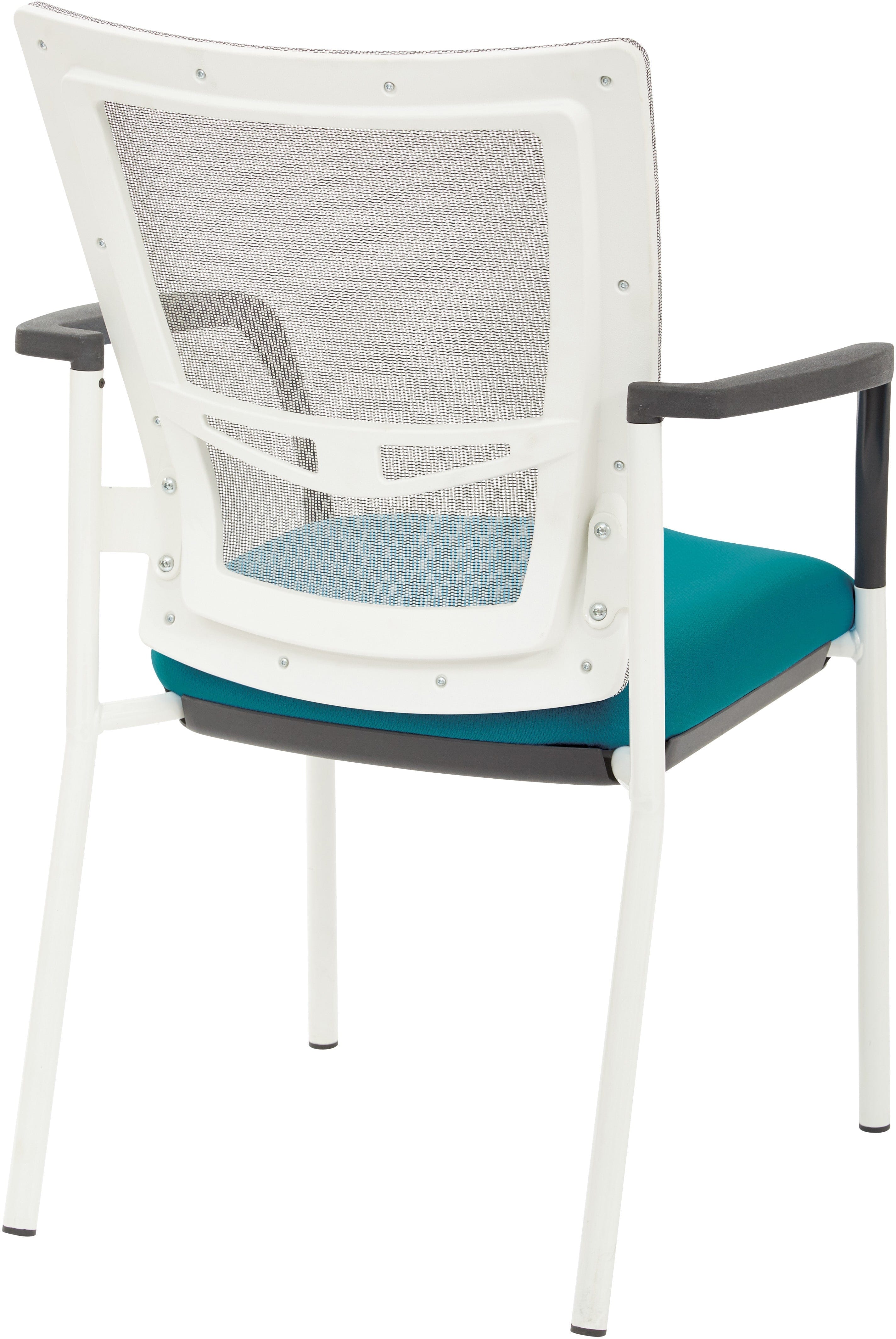 Office Star ProGrid® Mesh Back Visitor Chair [8810W] - Ergonomic Office Seating for Guests & Waiting Rooms, Comfortable Support for Home & Business Use