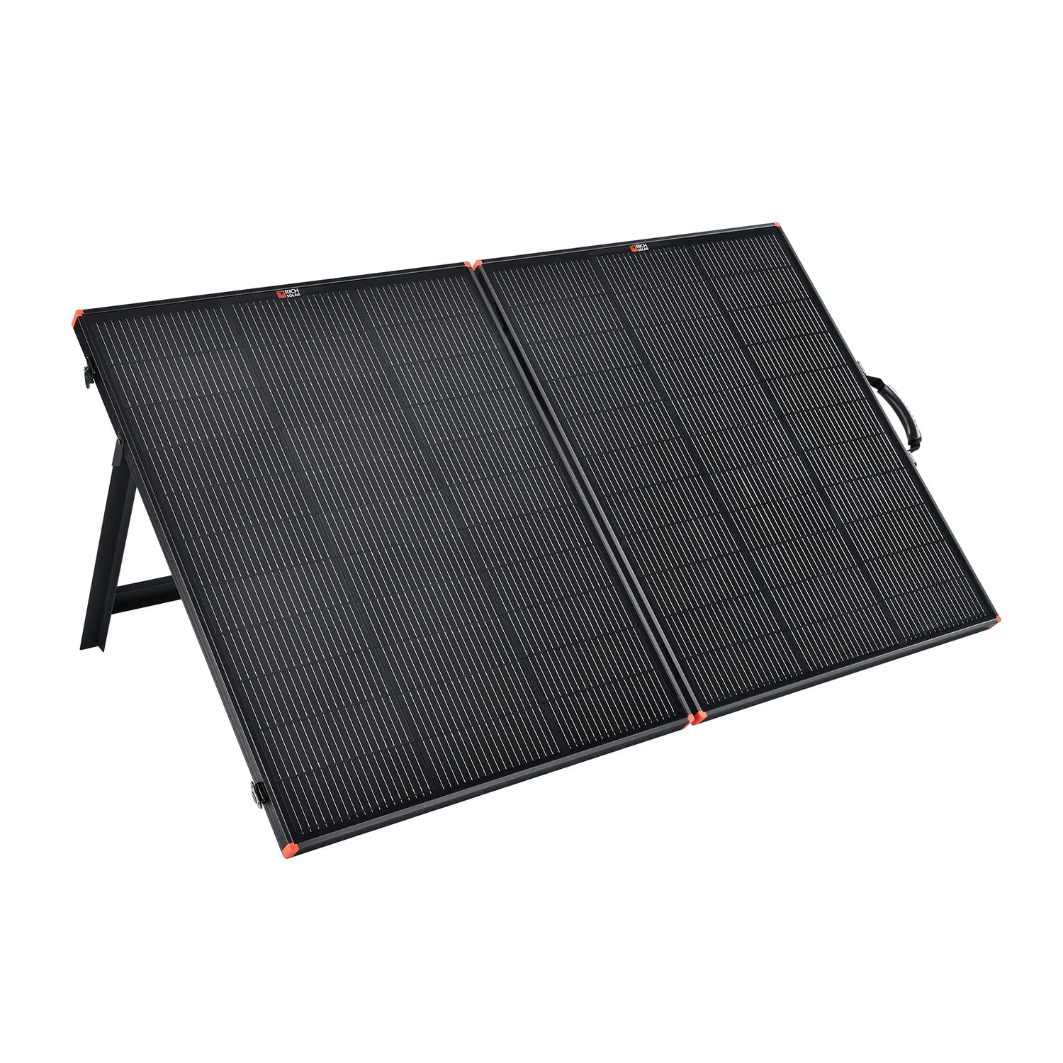 Rich Solar MEGA 200 Watt Portable Briefcase Solar Panel - Foldable Solar Charger for RV, Camping, Boating & Emergency Power - High Efficiency Solar Panel Kit with Charge Controller