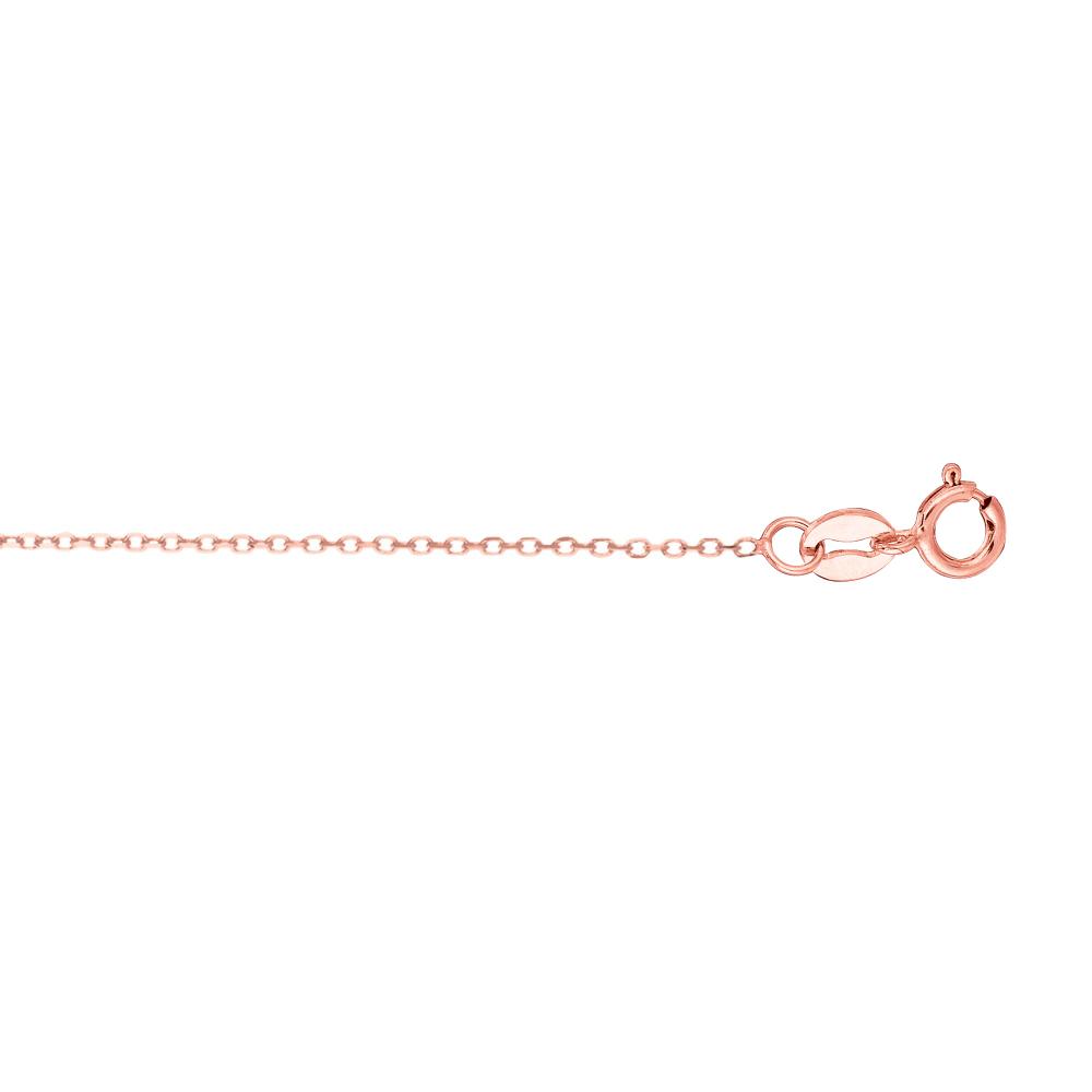 14K Gold 0.68mm Diamond Cut Cable Chain Necklace - Dainty & Elegant Jewelry for Women, Perfect for Layering, Everyday Wear & Special Occasions