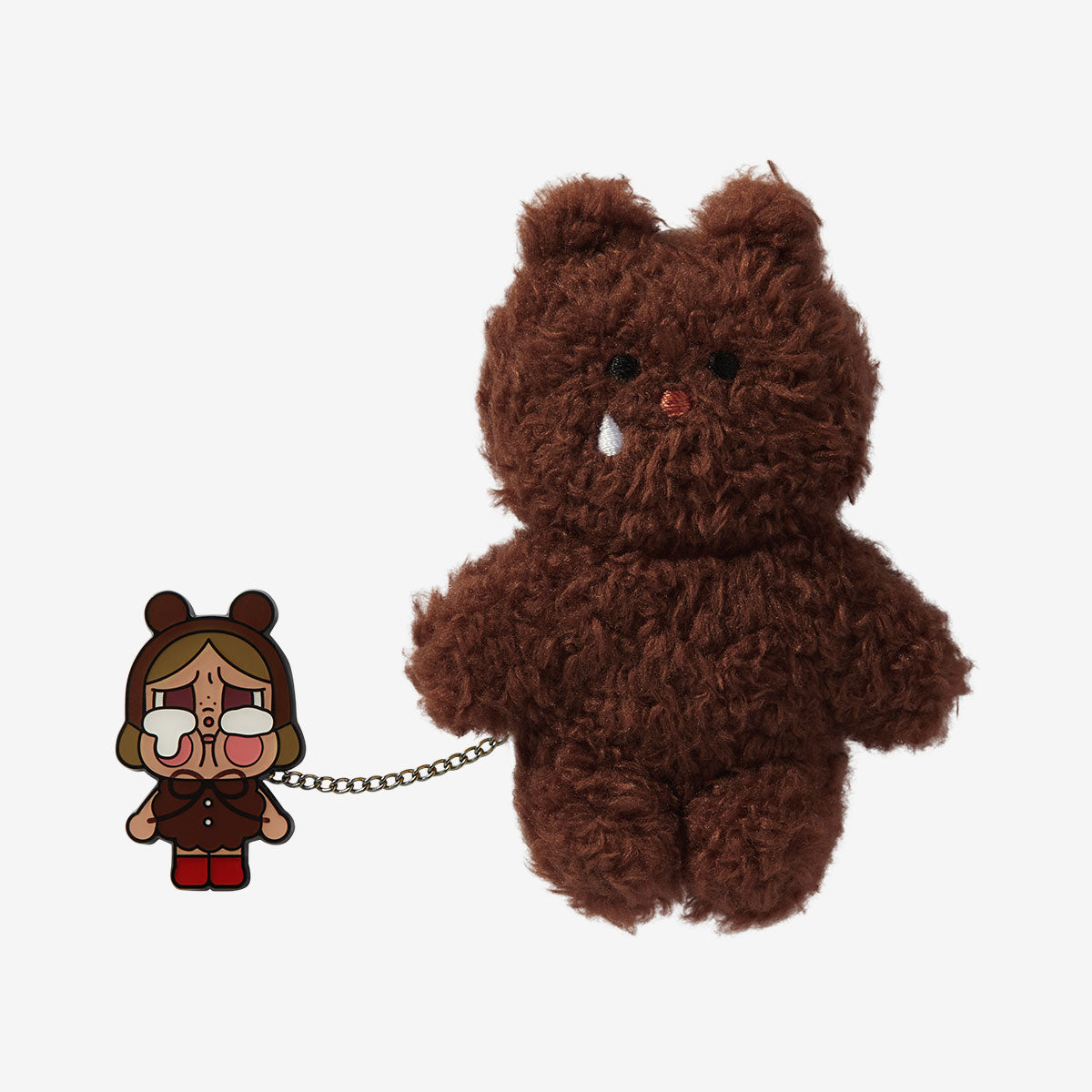 CryBaby Crying Again Series Plush Badge - Soft Collectible Pin for Backpacks, Jackets & Accessories - Perfect for Anime Fans & Kawaii Fashion