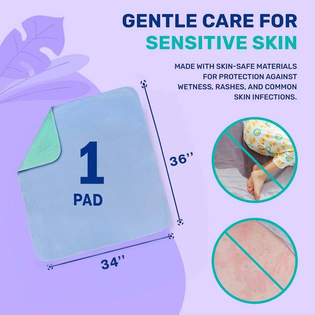 Hearth & Harbor Washable Waterproof Incontinence Bed Pads 34