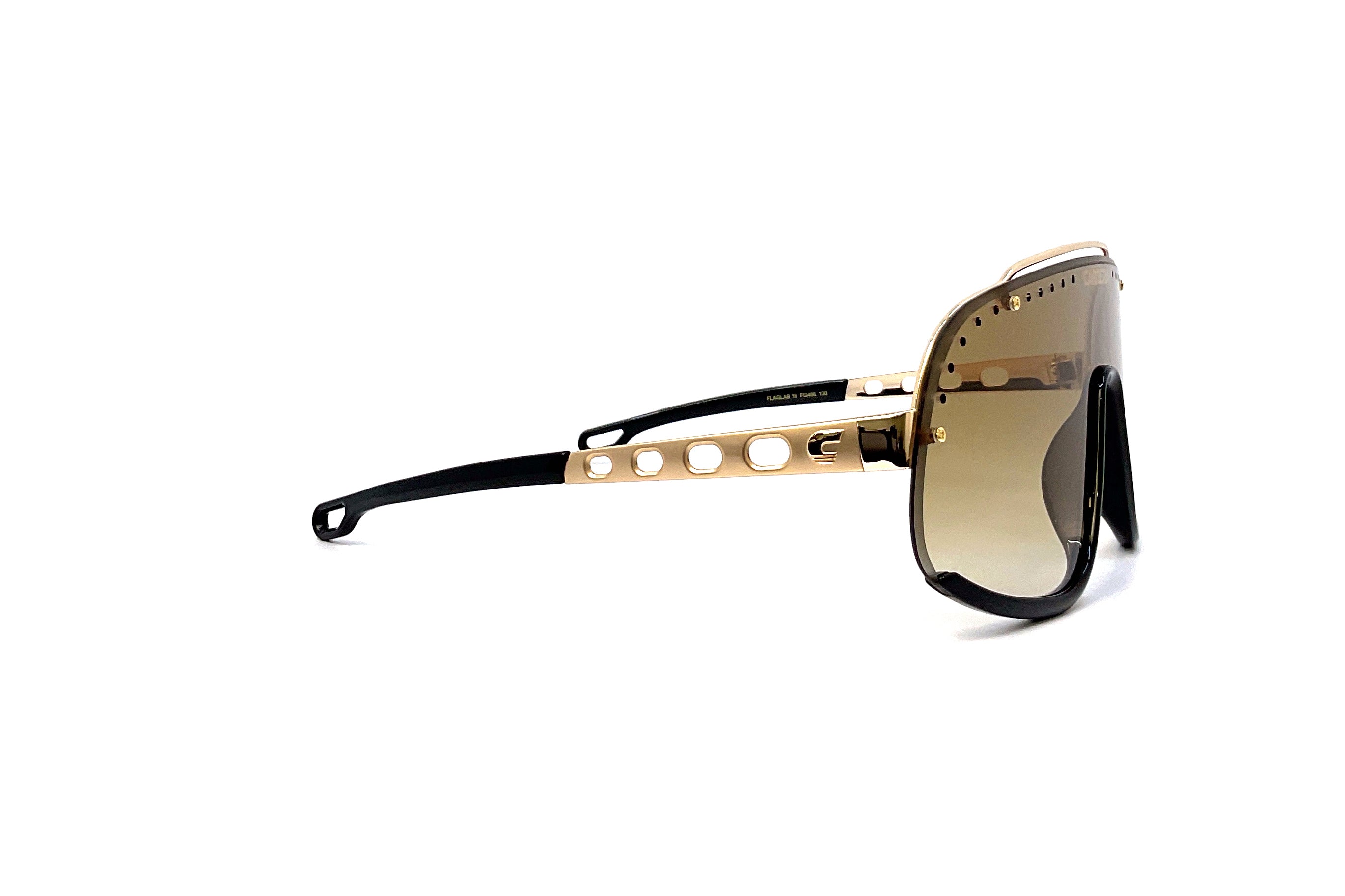 Carrera Flaglab 16 Sunglasses - Brown Gold Frame with UV Protection - Perfect for Driving, Outdoor Sports & Fashion Accessories