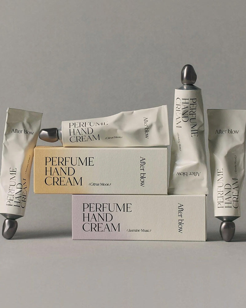 Afterblow Perfume Hand Cream #02 Jasmine Musk - Moisturizing & Fragrant Hand Lotion for Dry Skin - Perfect for Office, Travel & Daily Hydration