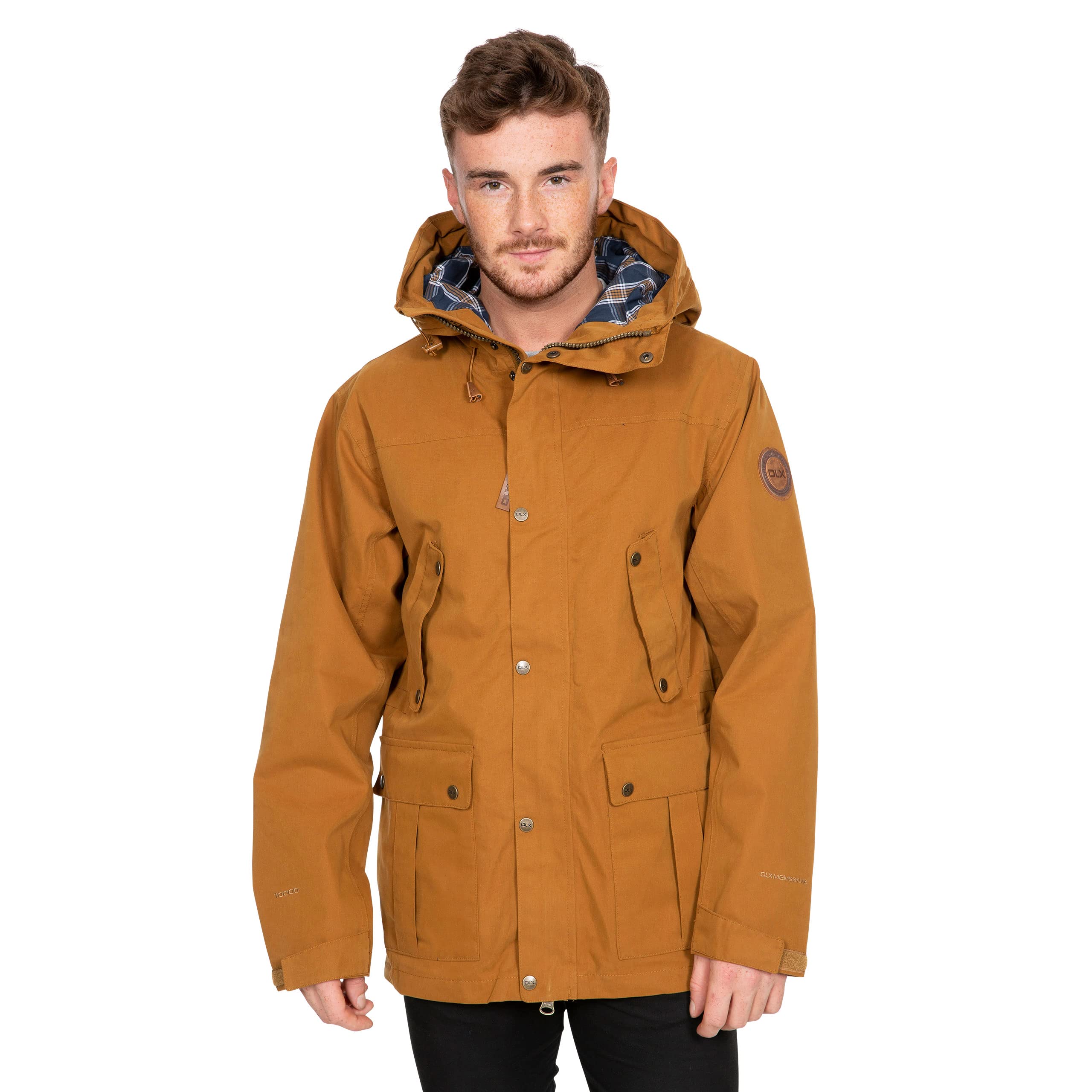 Men's Waterproof Destroyer Jacket - Lightweight Windproof Raincoat for Outdoor Hiking, Camping & Travel