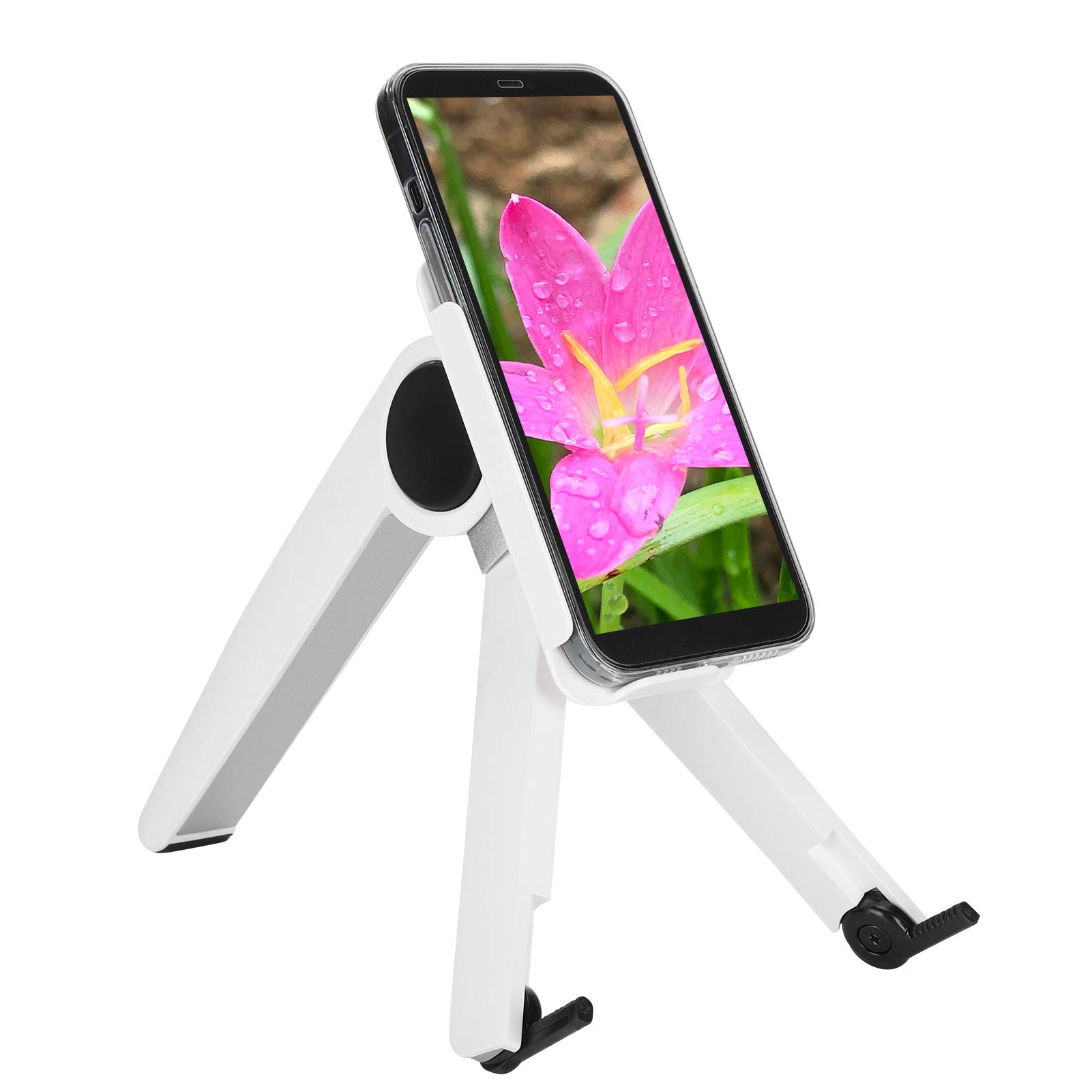 Garosa Aluminum Laptop Stand - 6-Level Height Adjustable & Foldable Laptop Riser for MacBook, Tablet & Phone - Perfect for Home Office, Gaming & Travel