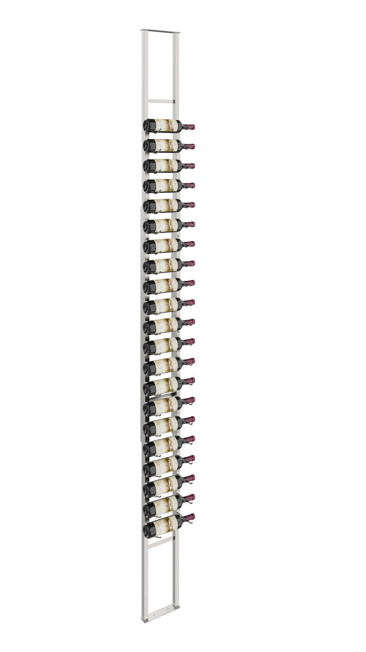 VintageView One-Sided Floating Wine Rack Kit - Holds 21 to 63 Bottles - Perfect for Home Bars, Wine Cellars & Kitchen Storage